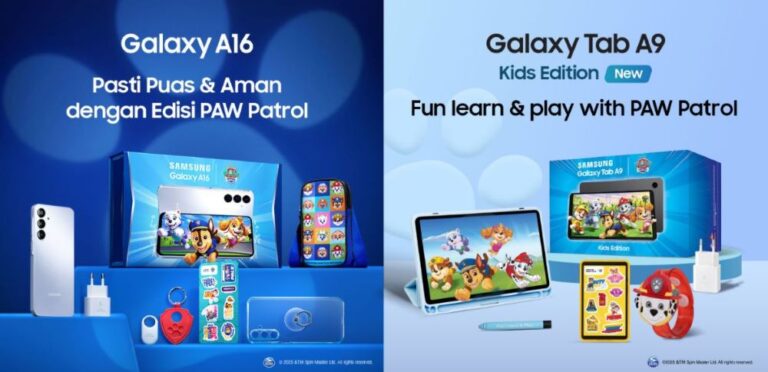 Samsung Luncurkan Galaxy A16 dan Galaxy Tab A9 Kids Edition dengan Aksesoris Eksklusif PAW Patrol®