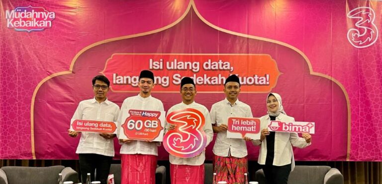 “Tri Luncurkan Program Sedekah Kuota Ramadan, Dukung Digitalisasi Generasi Muda hingga Pelosok Indonesia”