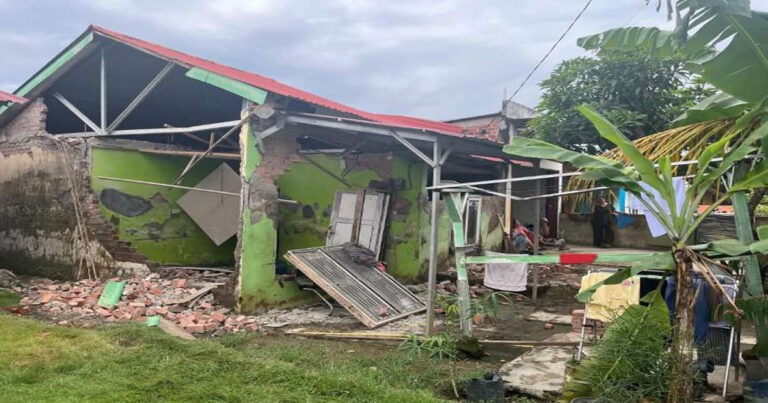 Dampak Guncangan Gempa Magnitudo 6,0 di Bengkulu Merusak 255 Rumah Warga