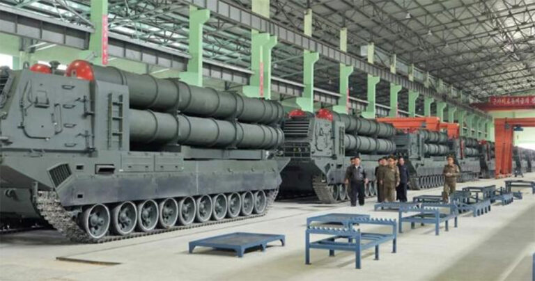 Jangkauan Tembak 380 Km! Korea Utara Mulai Produksi Massal Rudal KN-25, Pertahanan AS-Korea Selatan Siaga Penuh