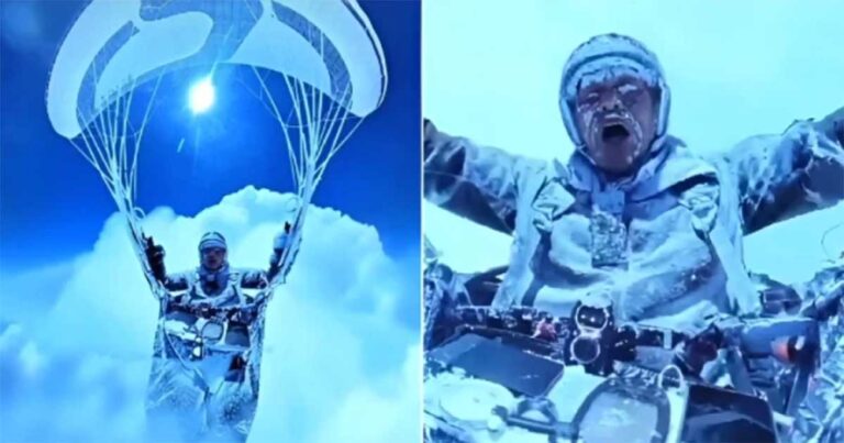 Seorang Paralayang Nyaris Mati Beku Setelah Tersedot Awan dari Ketinggian 8600 Meter