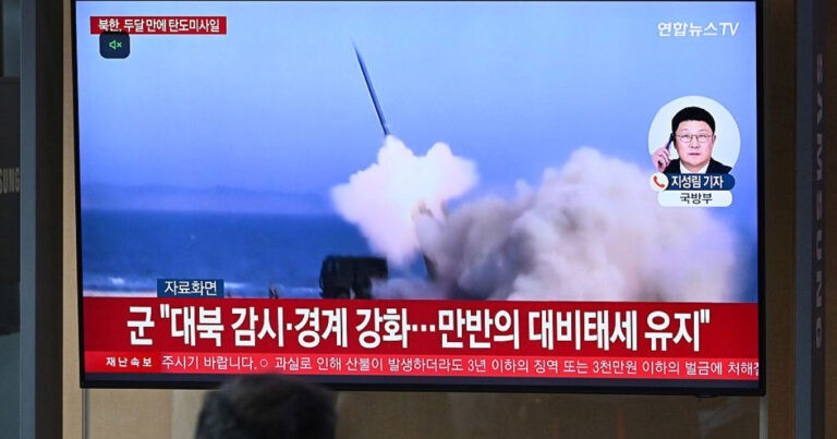 Korea Utara Tembakkan Rudal Balistik ke Arah Laut Jepang
