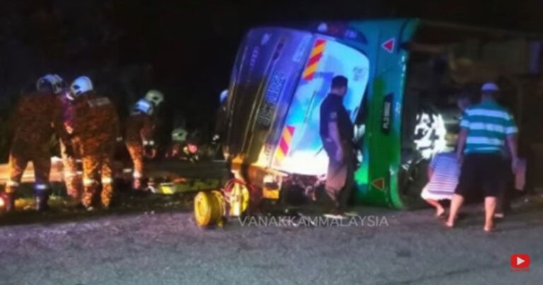 15 Orang Tewas Saat Bus Bawa Mahasiswa Tabrakan dengan Truk di Jalan Tol Malaysia 
