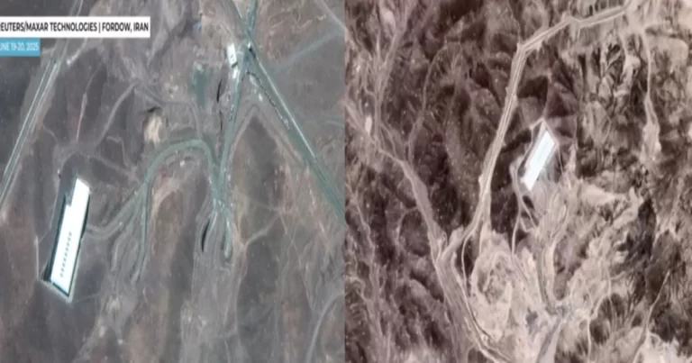 Citra Satelit: Fasilitas Nuklir Fordow Iran Ditembus Bom Penembus Bunker, Muncul Enam Lubang