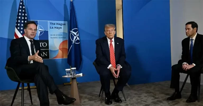 Di KTT NATO Trump Memuji Gencatan Senjata Iran-Israel Sebagai ‘Kemenangan Luar Biasa bagi Semua Orang’