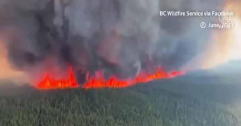 Kebakaran Hutan di Kanada Tewaskan 2 Orang, Asap Tebal Menyebar ke AS dan Eropa, Emisi Karbon Global Melonjak