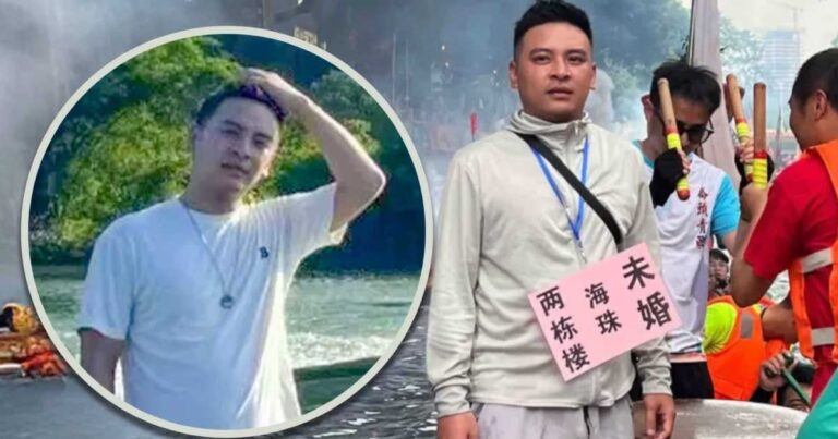 Pria Tiongkok Menggantungkan Plakat yang Menyatakan Bahwa Dia Memiliki 2 Gedung untuk Menarik Pasangan