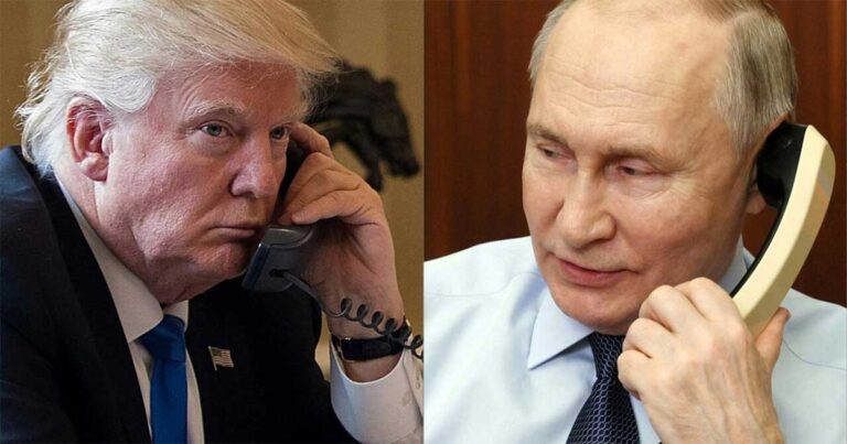 Presiden AS dan Rusia Bicara 1,5 Jam Lewat Jalur Langsung, Trump: Putin Akan Membalas Serangan Mendadak Ukraina