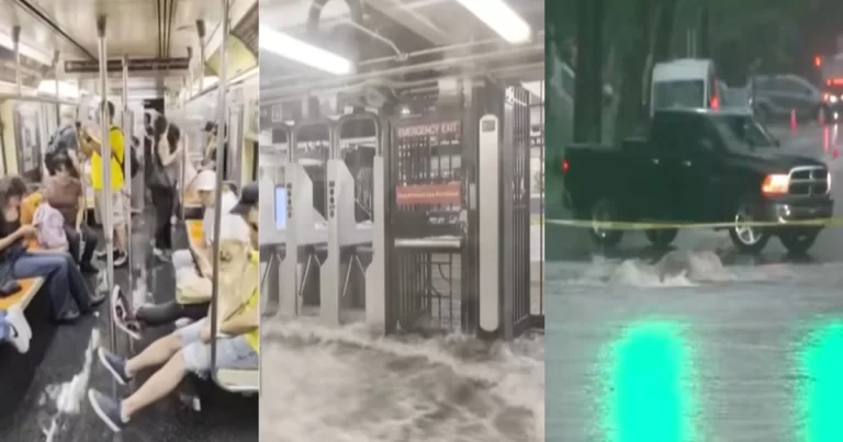 Hujan Deras Lumpuhkan Kereta Bawah Tanah New York, Dua Tewas di New Jersey – Status Darurat Ditetapkan
