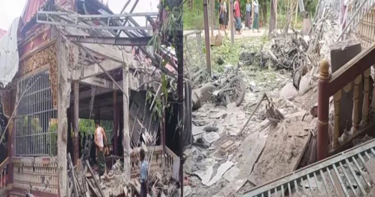 Saat Militer Myanmar Bombardir Biara Hingga Tewaskan 22 Warga Sipil – Jenazah Korban Hancur Berkeping-keping