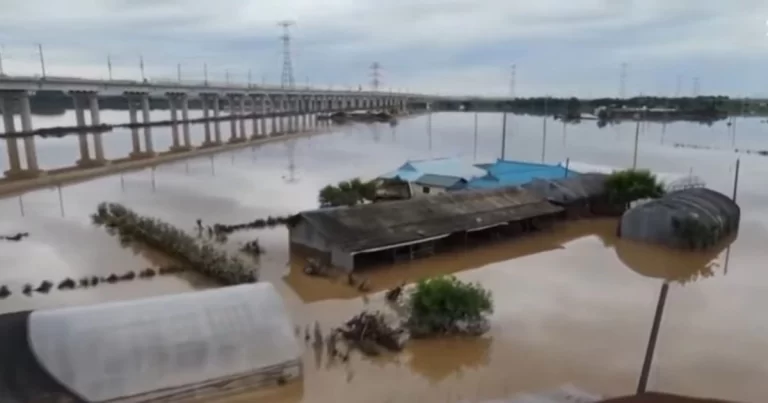 Hujan Ekstrem di Korsel  Menyebabkan Banjir dan Tanah Longsor,  14 Orang Tewas dan 12 Hilang