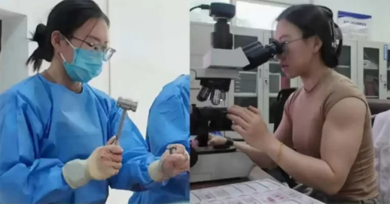 Dokter Forensik di Tiongkok Viral Karena Bentuk Tubuhnya yang Berotot, Menangani 600 Mayat dalam 3 Tahun