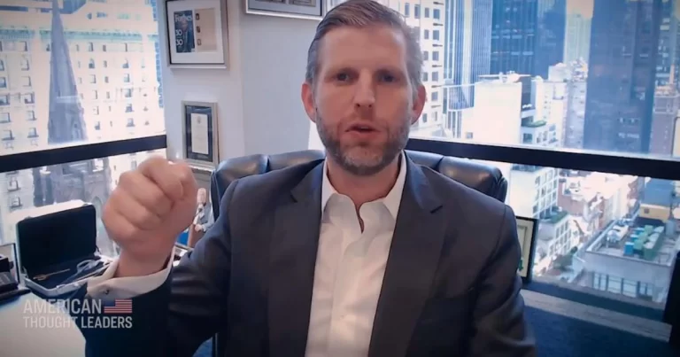Setelah Presiden Trump, Putra Keduanya  Eric Trump  Puji Epoch Times: Membantu Pulihkan Kebebasan Berekspresi di Amerika