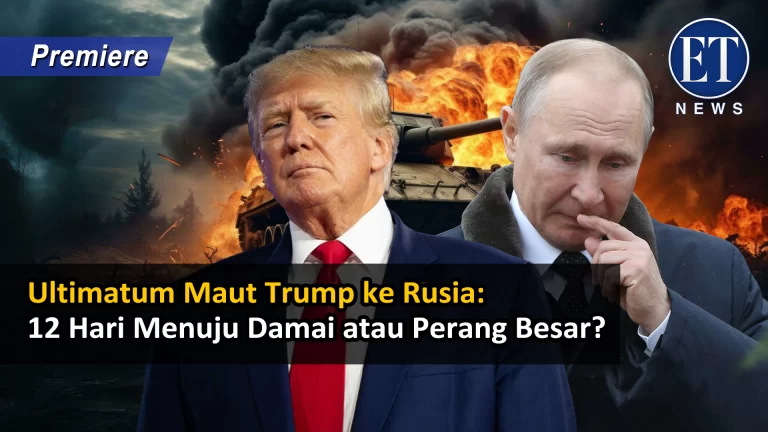 Ultimatum Maut Trump ke Rusia: 12 Hari Menuju Damai atau Perang Besar?