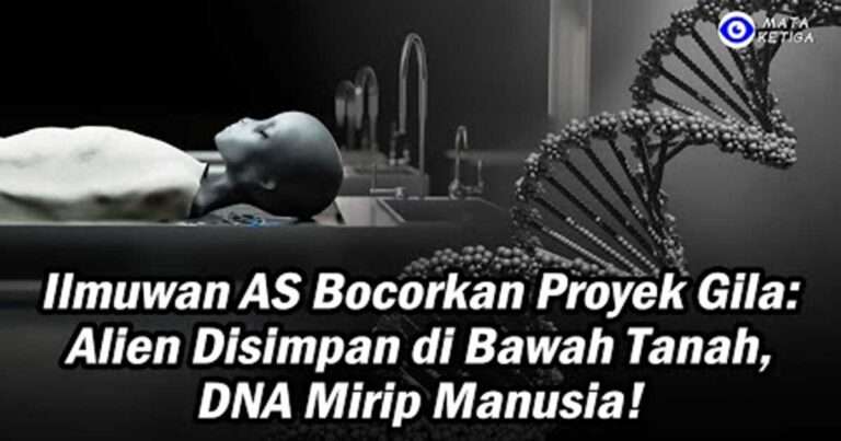 Ilmuwan AS Bocorkan Proyek Gila: Alien Disimpan di Bawah Tanah, DNA Mirip Manusia!