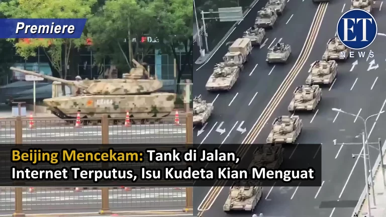 Beijing Mencekam: Tank di Jalan, Internet Terputus, Isu Kudeta Kian Menguat