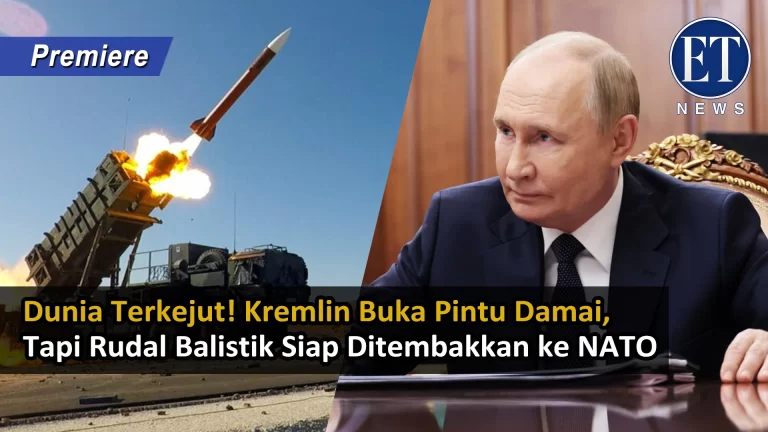 “Dunia Terkejut! Kremlin Buka Pintu Damai, Tapi Rudal Balistik Siap Ditembakkan ke NATO”