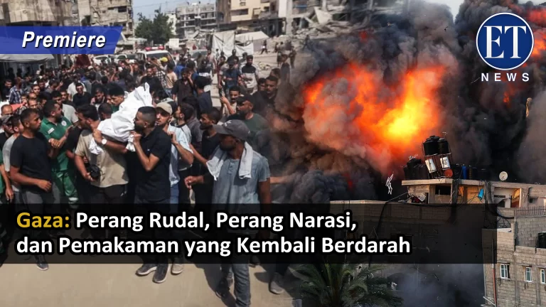 “Gaza: Perang Rudal, Perang Narasi, dan Pemakaman yang Kembali Berdarah”