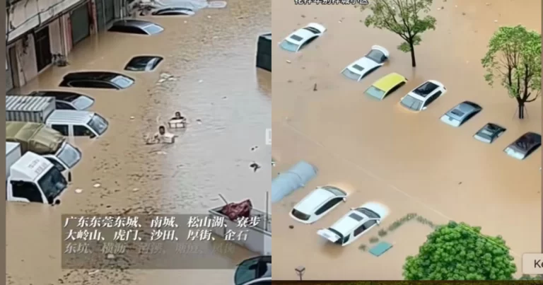 Hujan Deras di Tiongkok Selatan Seperti “Air Disiram dari Langit”, Netizen: Langit Bocor di Guangdong dan Guangxi