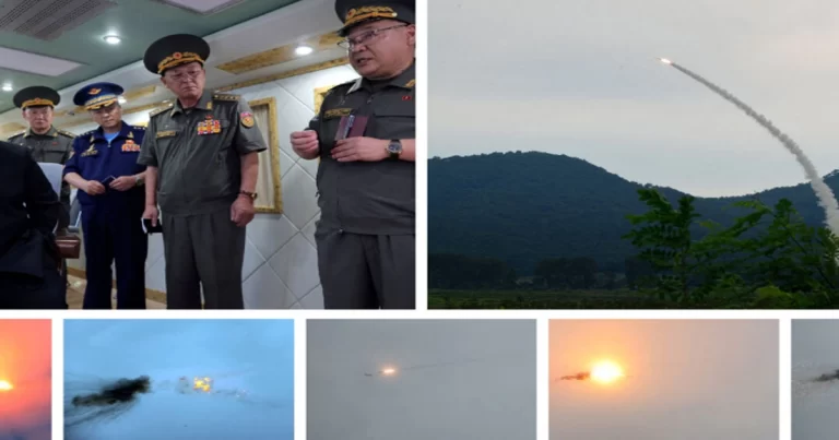 Kim Jon Un  Langsung Awasi Penembakan Rudal Pertahanan Udara Baru