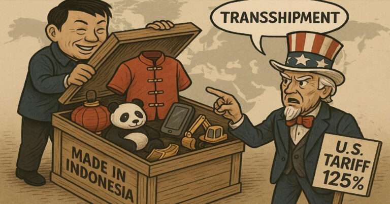 Indonesia Terjebak Transshipment Tiongkok, Ancaman Baru di Tengah Perang Dagang Global