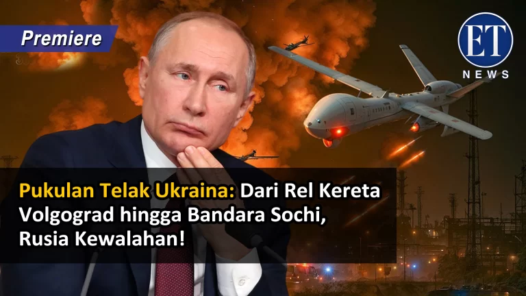 “Pukulan Telak Ukraina: Dari Rel Kereta Volgograd hingga Bandara Sochi, Rusia Kewalahan!”