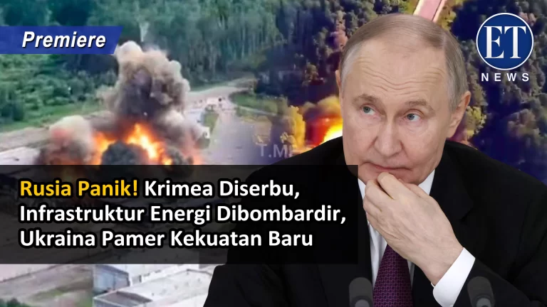 “Rusia Panik! Krimea Diserbu, Infrastruktur Energi Dibombardir, Ukraina Pamer Kekuatan Baru”