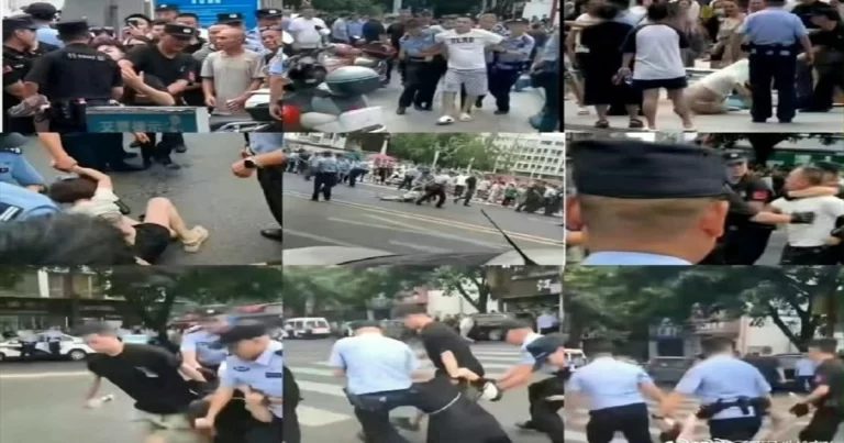 Ribuan Rakyat Sichuan, Tiongkok  Dukung Gadis 14 Tahun Korban Perundungan, Bentrokan Hebat Meledak antara Polisi dan Rakyat 