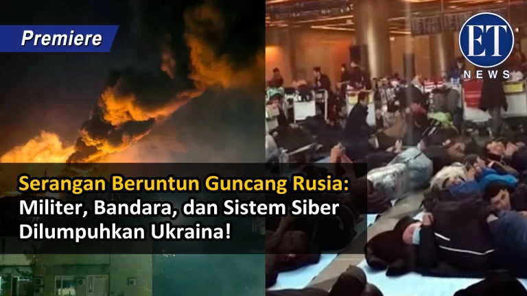 “Serangan Beruntun Guncang Rusia: Militer, Bandara, dan Sistem Siber Dilumpuhkan Ukraina!”