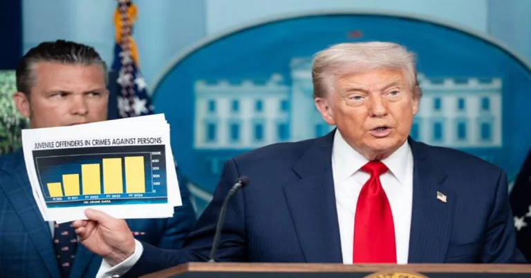 Trump Tempatkan Kepolisian Washington di Bawah Kendali Pemerintahan Federal, Perintahkan Garda Nasional ke Washington