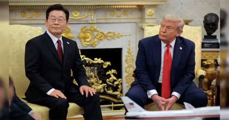 Trump Berulang Kali Memuji Kim Jong Un Saat Bertemu Presiden Korea Selatan