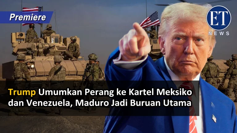 Trump Umumkan Perang ke Kartel Meksiko dan Venezuela, Maduro Jadi Buruan Utama