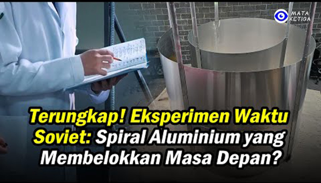 “Terungkap! Eksperimen Waktu Soviet: Spiral Aluminium yang Membelokkan Masa Depan?”