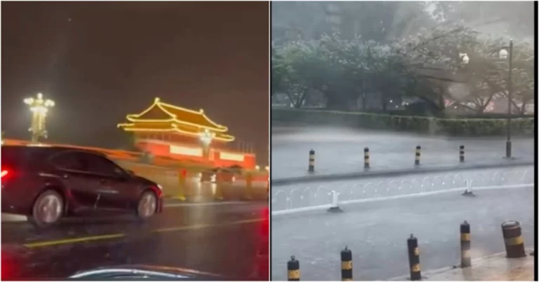 Beijing Dilanda Petir, Guntur, Hujan Lebat dan Hujan Es Secara Tiba-tiba
