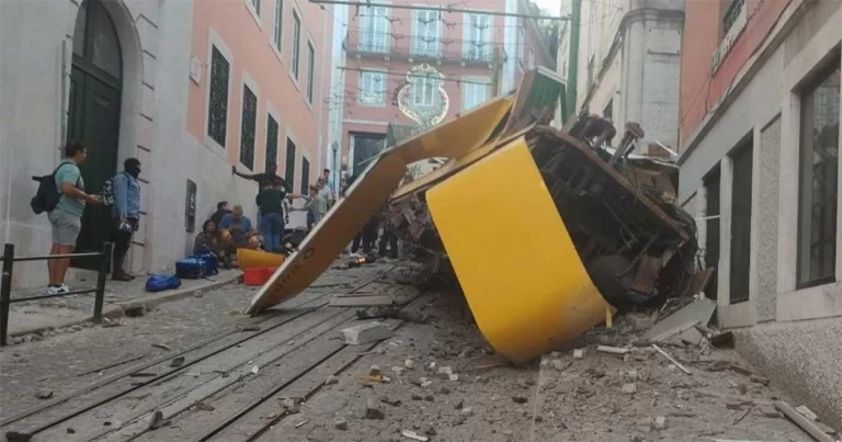 Bencana Lisbon Saat Kereta Gantung Wisata Tergelincir, 15 Orang Tewas