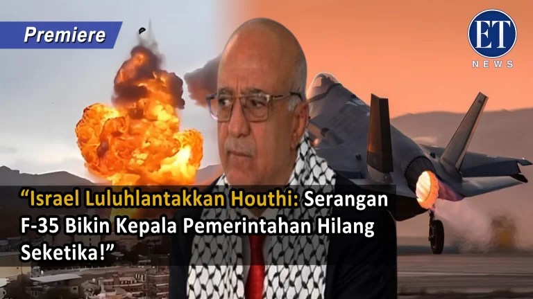 “Israel Luluhlantakkan Houthi: Serangan F-35 Bikin Kepala Pemerintahan Hilang Seketika!”