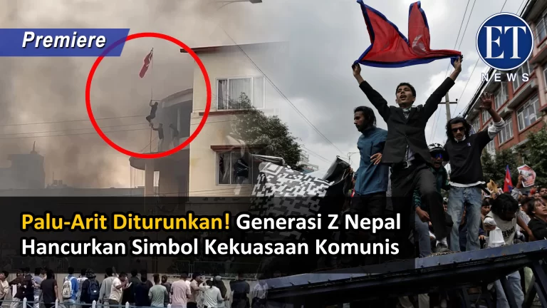 “Palu-Arit Diturunkan! Generasi Z Nepal Hancurkan Simbol Kekuasaan Komunis”