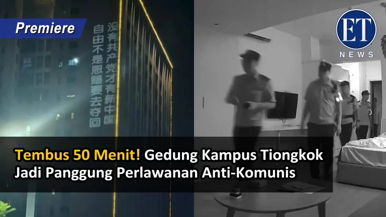 “Tembus 50 Menit! Gedung Kampus Tiongkok Jadi Panggung Perlawanan Anti-Komunis”