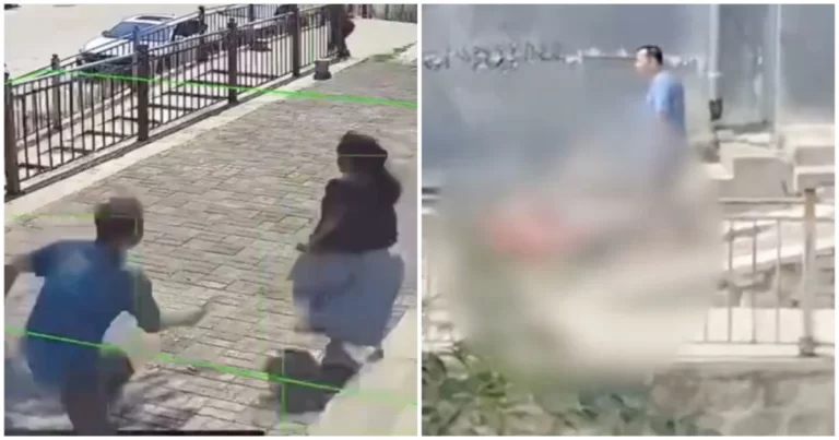 Tragedi Penyerangan Brutal di Jalanan Handan, Hebei, Tiongkok – Pria Bersenjata Pisau Dapur Menebas Orang