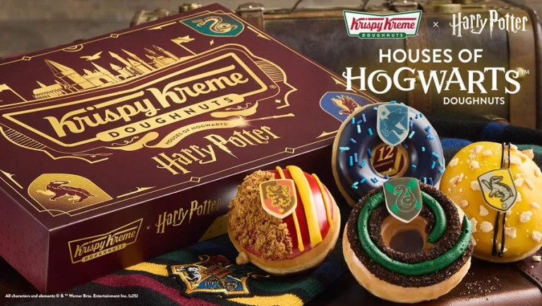 Krispy Kreme Hadirkan Donat Kolaborasi Bertema “Houses of Hogwarts” bersama Harry Potter