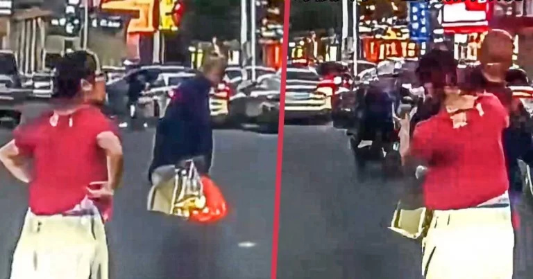 Wanita di Tiongkok Terkejut Ketika Pria Tua yang Dia Bantu Membawakan Tasnya Menyeberangi Jalan yang Ramai Menampar Wajahnya