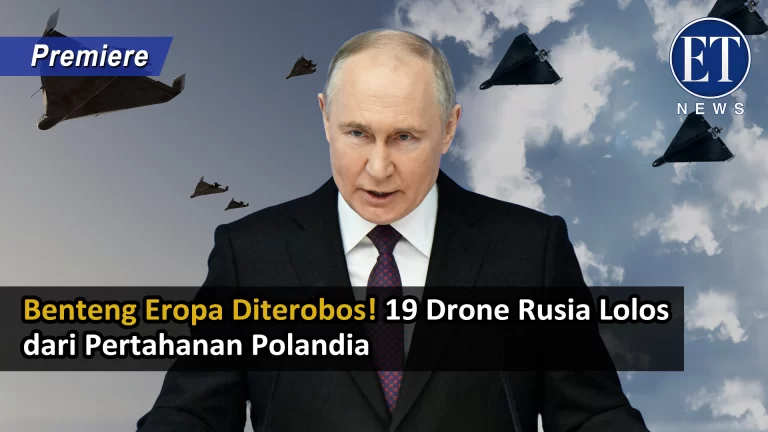 “Benteng Eropa Diterobos! 19 Drone Rusia Lolos dari Pertahanan Polandia”