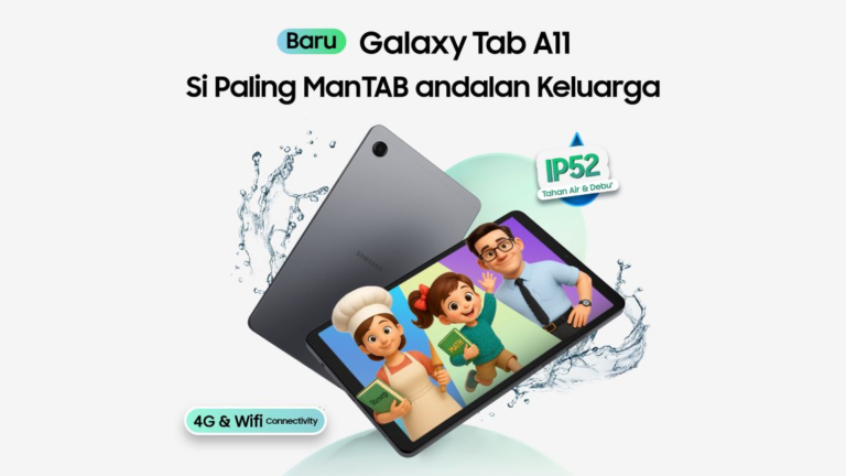 Samsung Galaxy Tab A11 Resmi Meluncur: Tablet Sejutaan dengan AI dan Ketahanan IP52 untuk Keluarga Indonesia