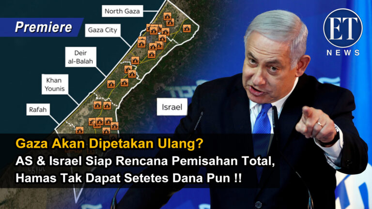 Gaza Akan Dipetakan Ulang? AS–Israel Siap Rencana Pemisahan Total, Hamas Tak Dapat Setetes Dana Pun