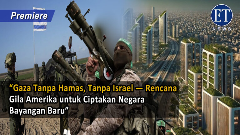 “Gaza Tanpa Hamas, Tanpa Israel — Rencana Gila Amerika untuk Ciptakan Negara Bayangan Baru”