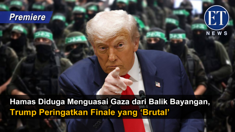 “Hamas Diduga Menguasai Gaza dari Balik Bayangan — Trump Peringatkan Finale yang ‘Brutal’”