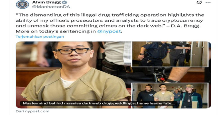 New York Bongkar Jaringan Perdagangan Narkoba Lintas Negara Lewat Dark Web — Empat Warga Keturunan Tionghoa Dijatuhi Hukuman