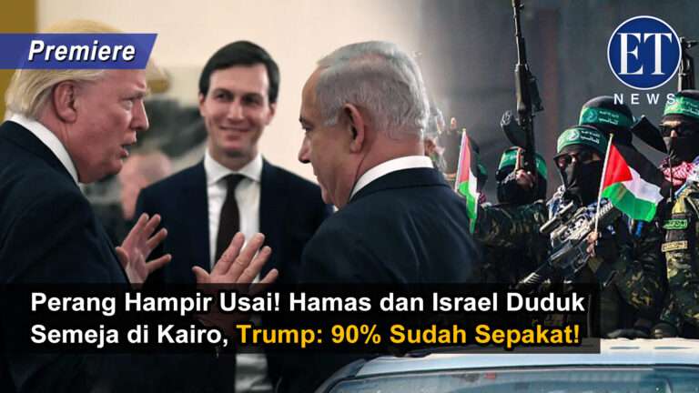 “Perang Hampir Usai! Hamas dan Israel Duduk Semeja di Kairo, Trump: ‘90% Sudah Sepakat!’”