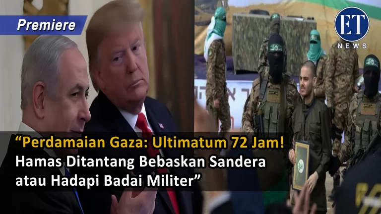 “Perdamaian Gaza: Ultimatum 72 Jam! Hamas Ditantang Bebaskan Sandera atau Hadapi Badai Militer”