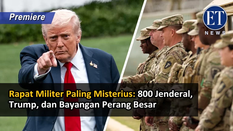 “Rapat Militer Paling Misterius: 800 Jenderal, Trump, dan Bayangan Perang Besar”